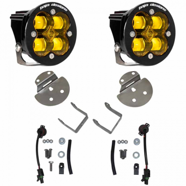LML|L5P Duramax Squadron SAE Amber LED Fog Pocket Light Kit | Baja Designs 447715